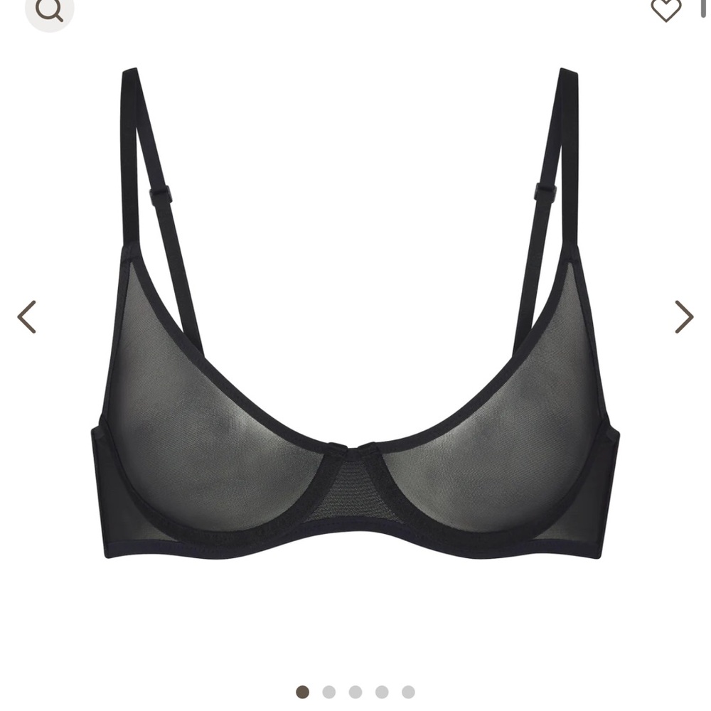 SKIMS Ultra Fine Mesh Scoop Bra